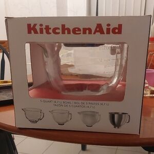 KitchenAid Glass Mixing Bowl - Clear